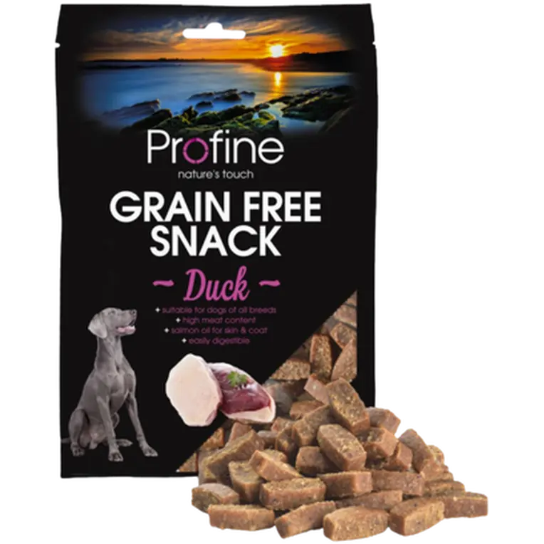 Dog Grain Free Semi Moist Snack Duck 200g