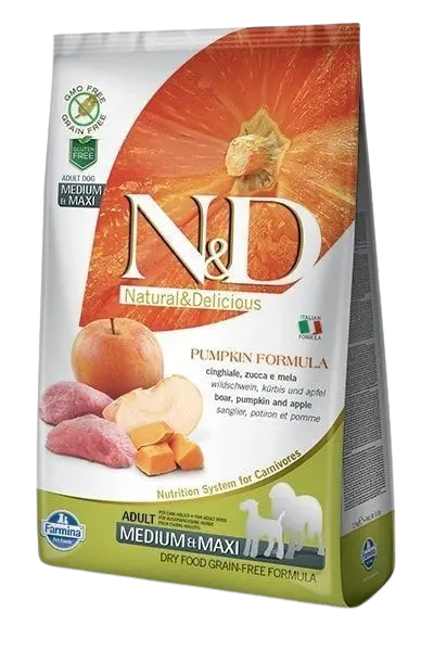 Dog N&D Pumpkin Boar & Apple Adult Medium/Maxi 12 kg