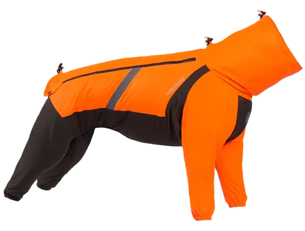 Fjord overall raincoat 27 orange/black