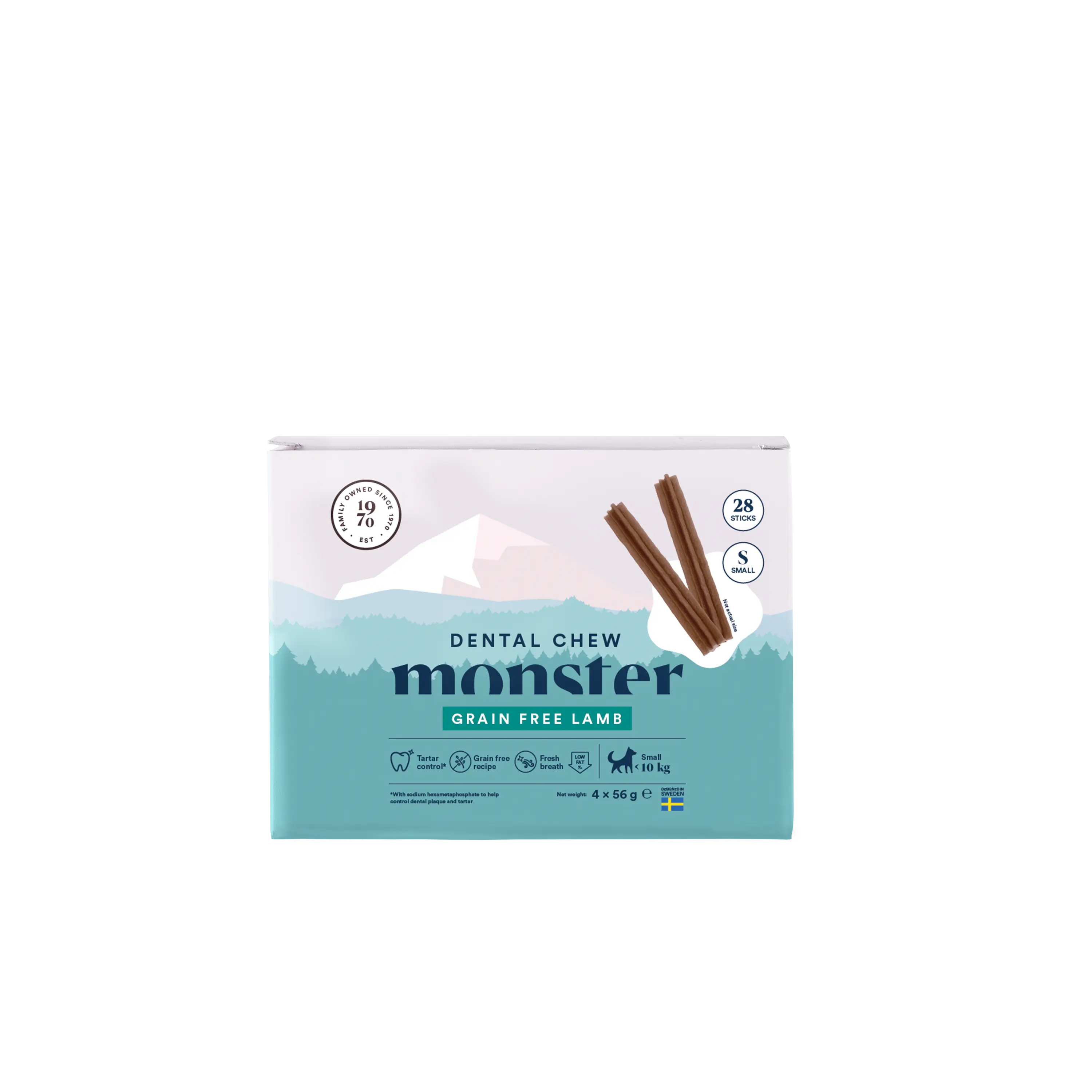 Dog Dental Chew Lamb Small Month 28 kpl 224g 224g