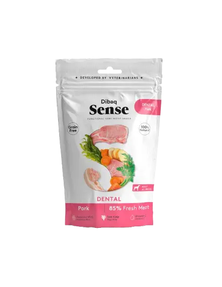 Dibaq Dog Sense Snack Dental Pork 100g