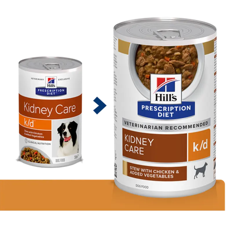 k/d Kidney Care Kylling & Grønnsaker Stew Hermetikk - Våtfôr for hund