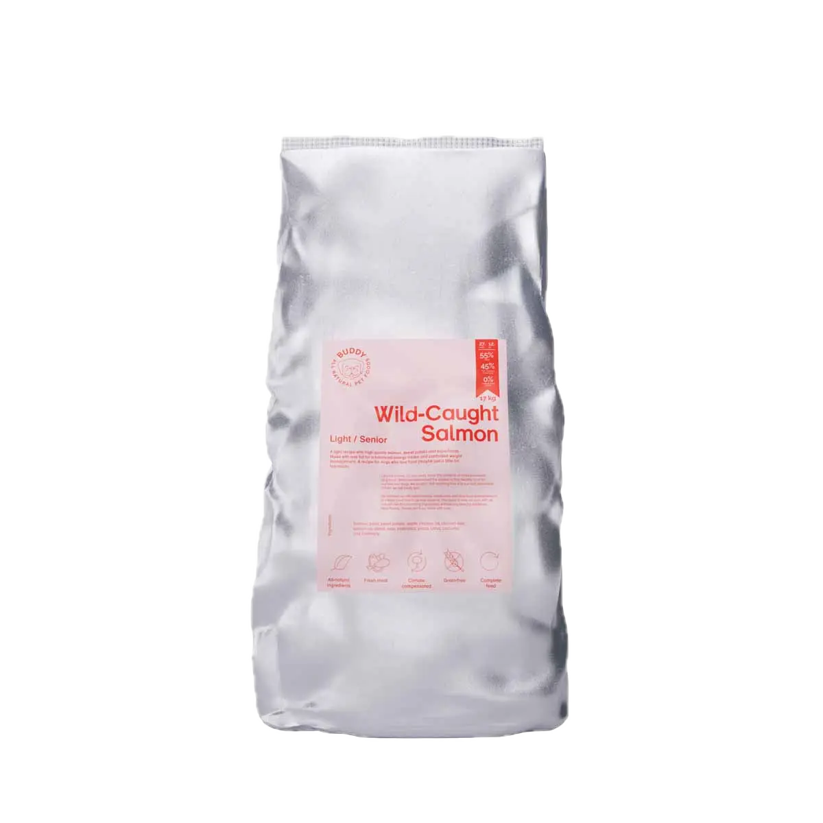Buddy Pet Foods Wild-Caught Salmon 17 kg