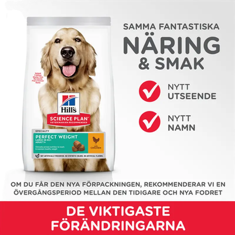 Adult Perfect Weight Large Chicken - Dry Dog Food