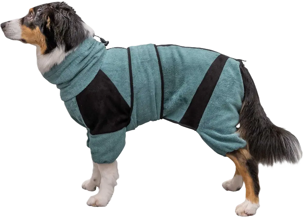 Badekåpe og hjemmedress, XS: 30 cm, petrol