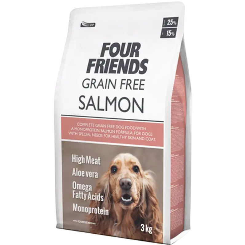 Dog Grain Free Salmon - Derma Coat Purple 3 kg