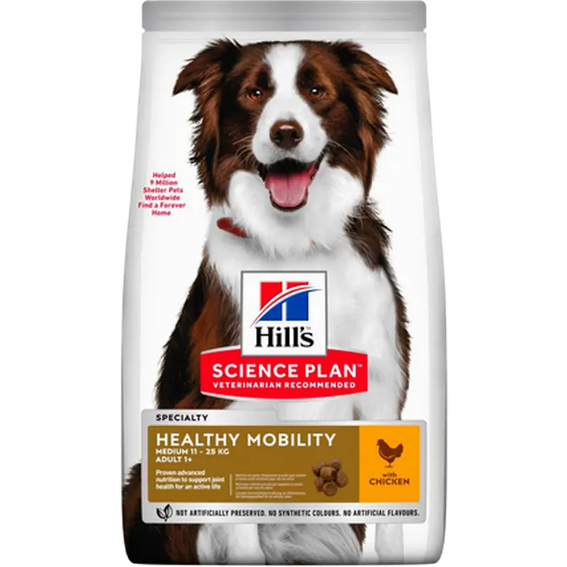 Adult Healthy Mobility Medium Chicken - Dry Dog Food 14 kg