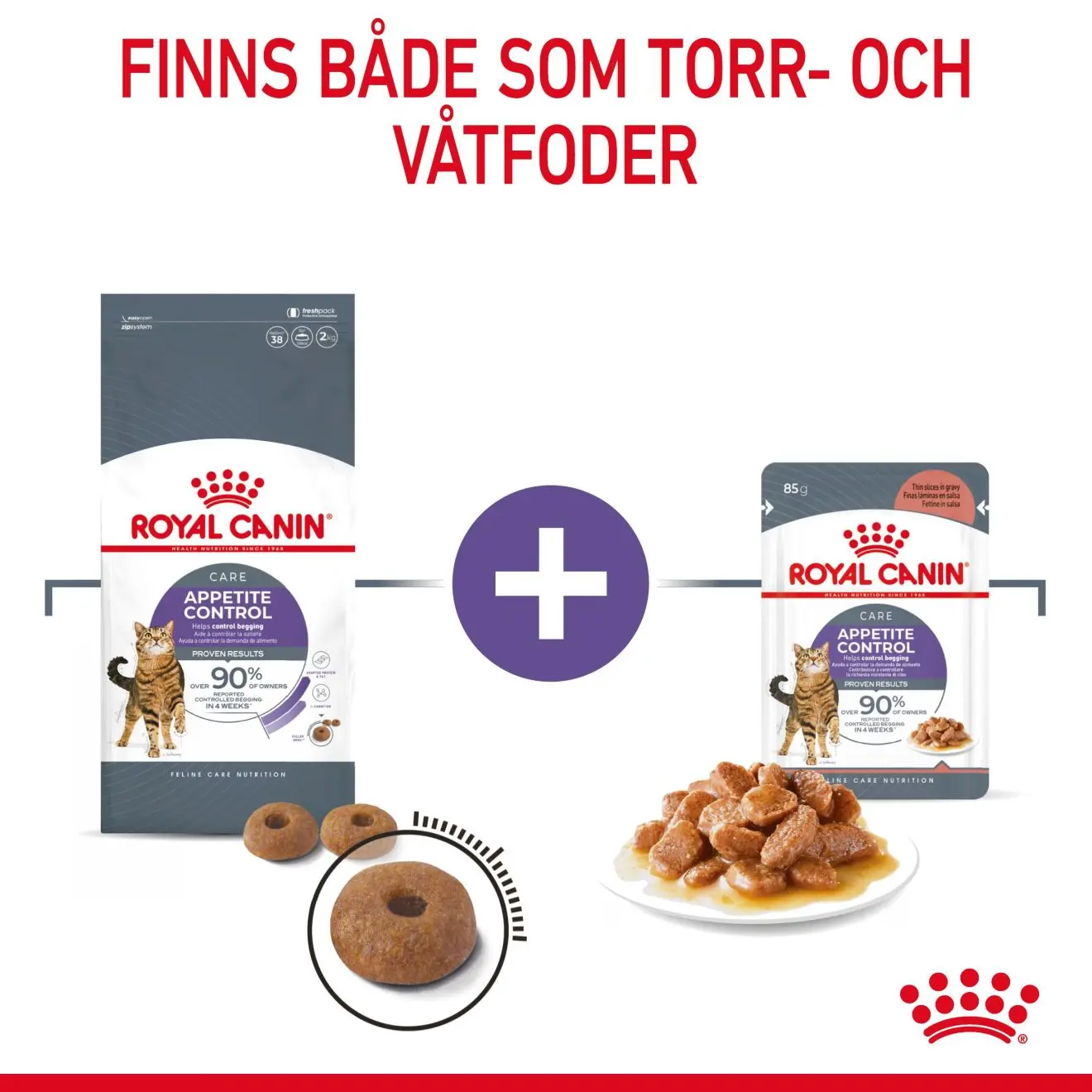 Feline Care Nutrition Appetite Control Care kissan märkäruoka kastikkeessa