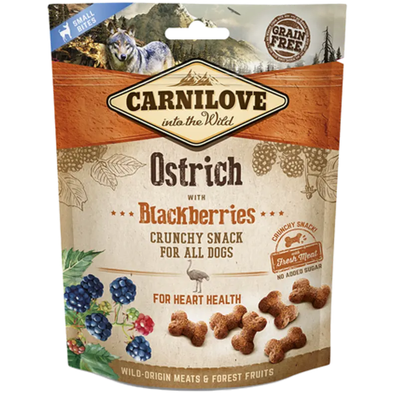 Dog Crunchy Snack Ostrich & berries