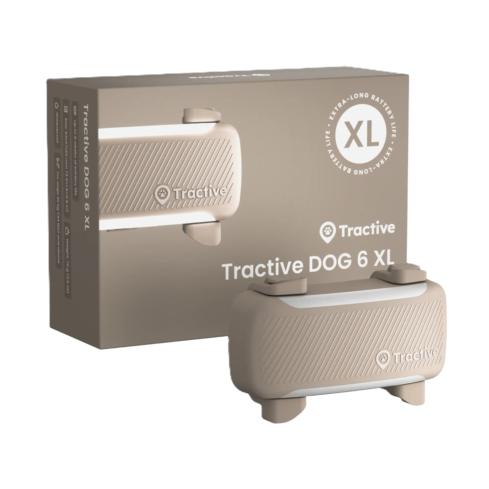 DOG 6 XL GPS Brun