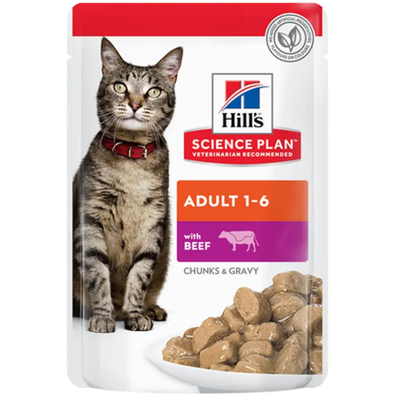 Adult Chicken Ocean Fish Beef Pouch - Wet Cat Food