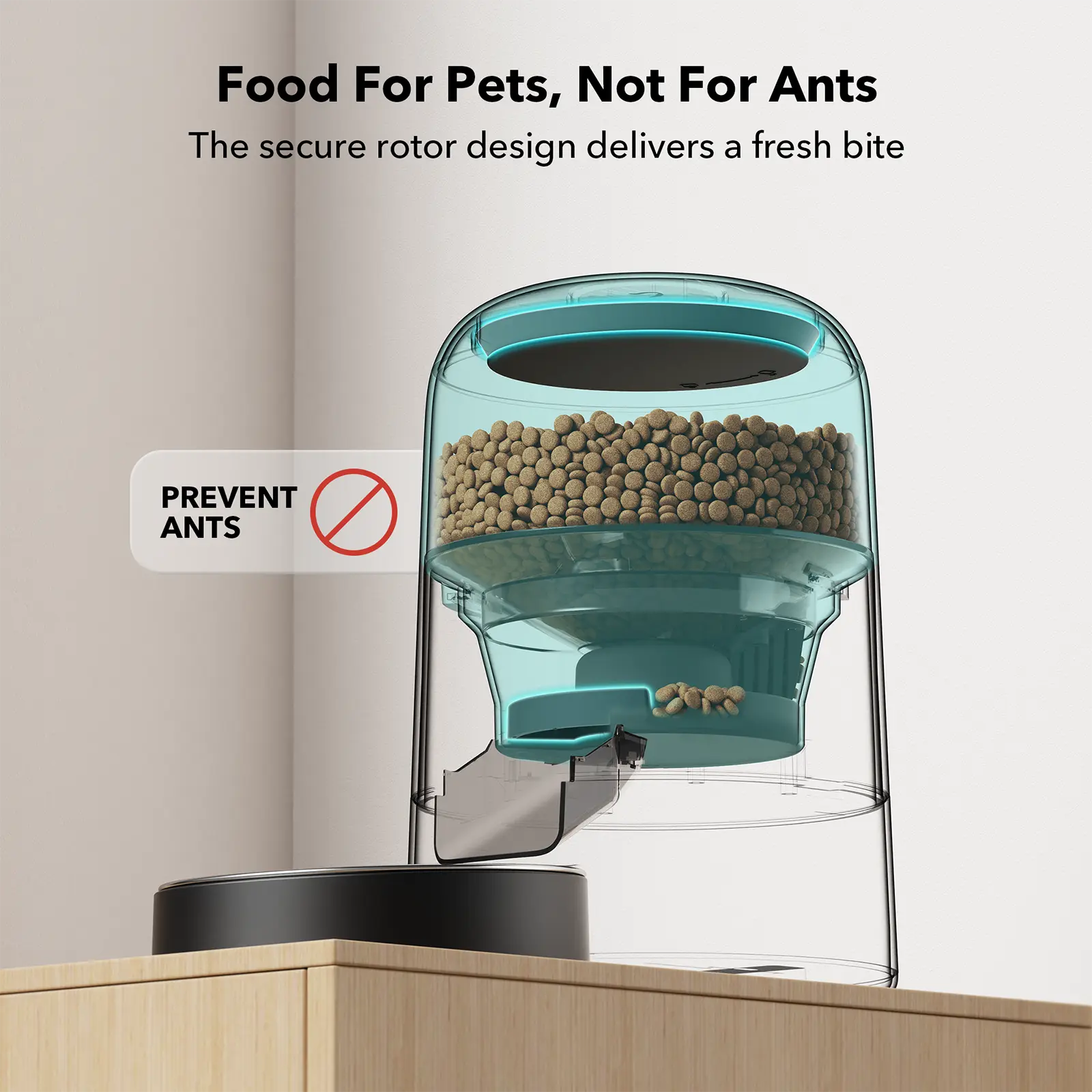 Air Automatic Feeder, svart