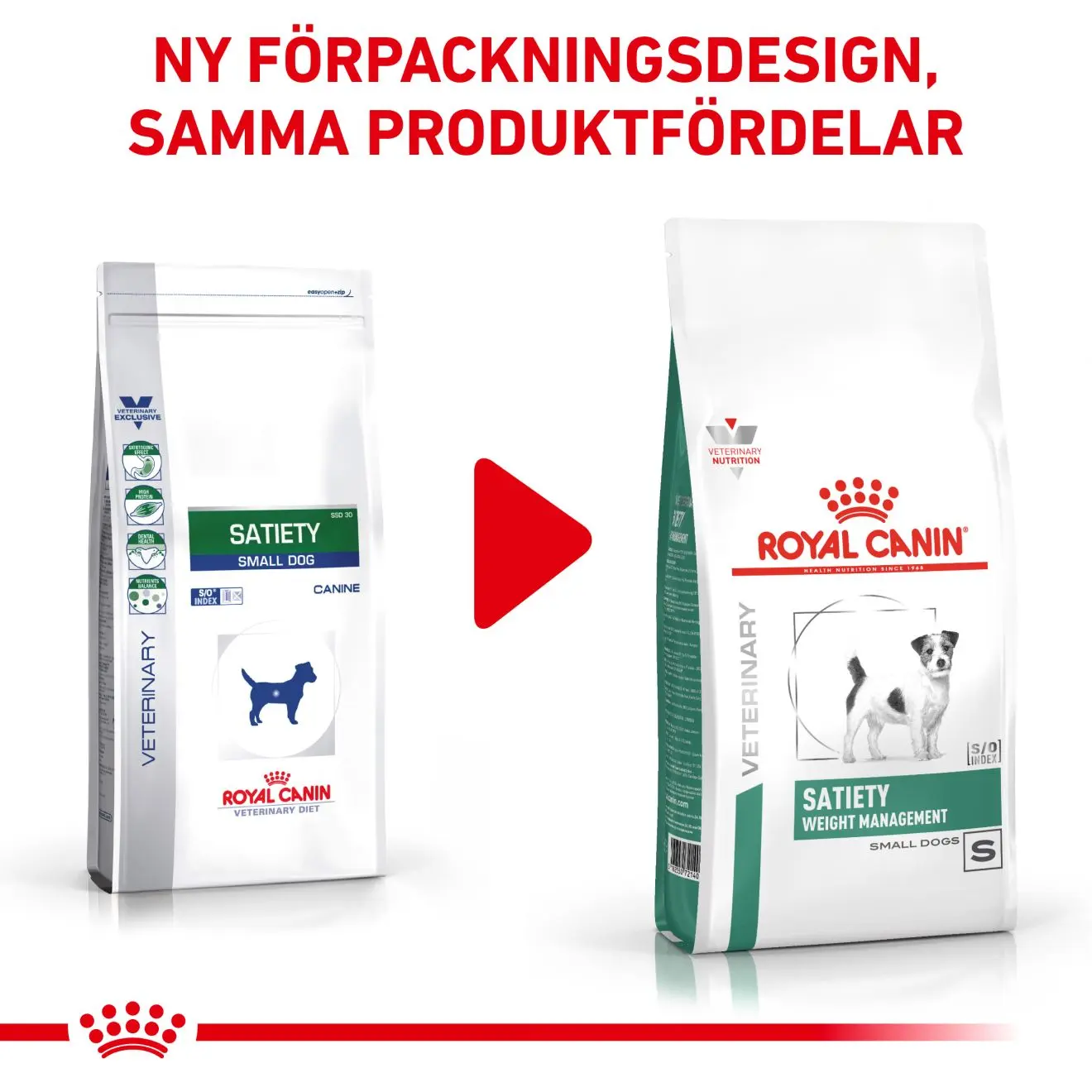 Weight Management Satiety Small Dog Torrfoder för hund