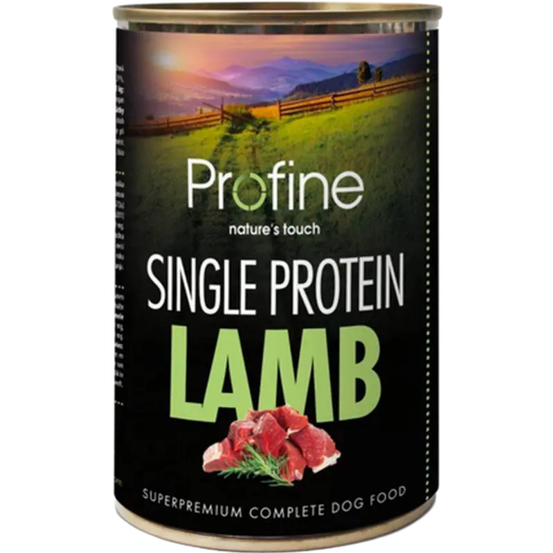 Hund Single Protein Lam 400g