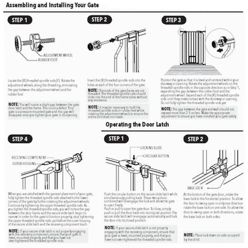 Pet Gate Extra Tall Walk Through With Small Pet Door
