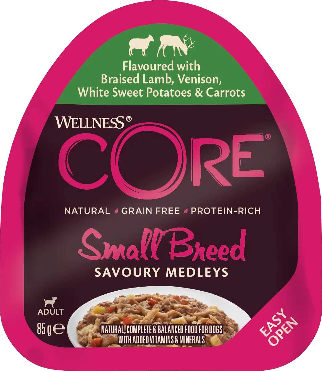 Dog Adult Savoury Medleys Small Breed Lamb, Venison, Sweet Potatoes & Carrots Wet 85 g