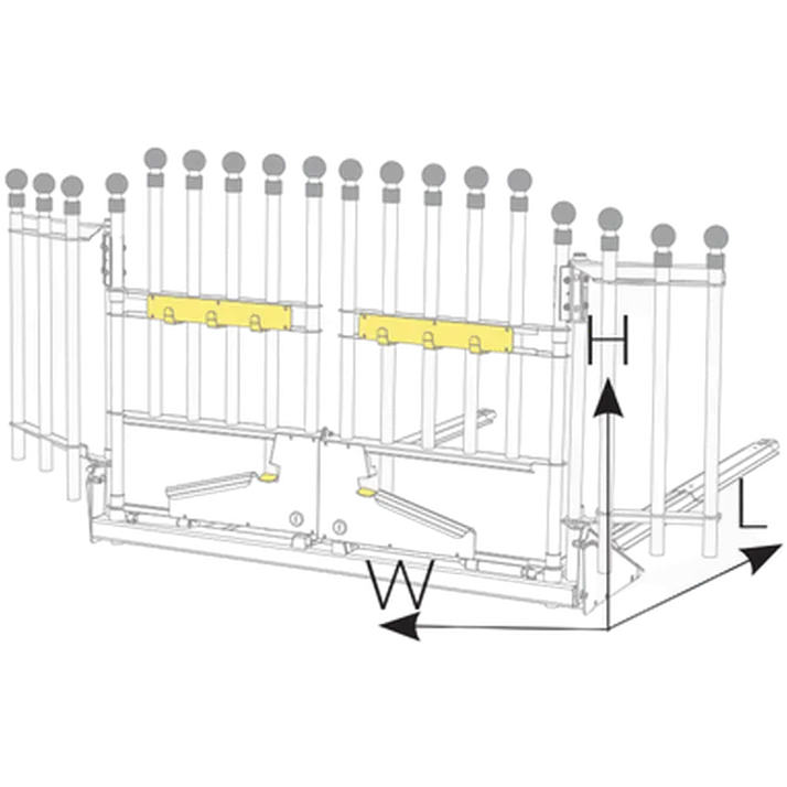Variogate Double - Dobbel Bilgrind