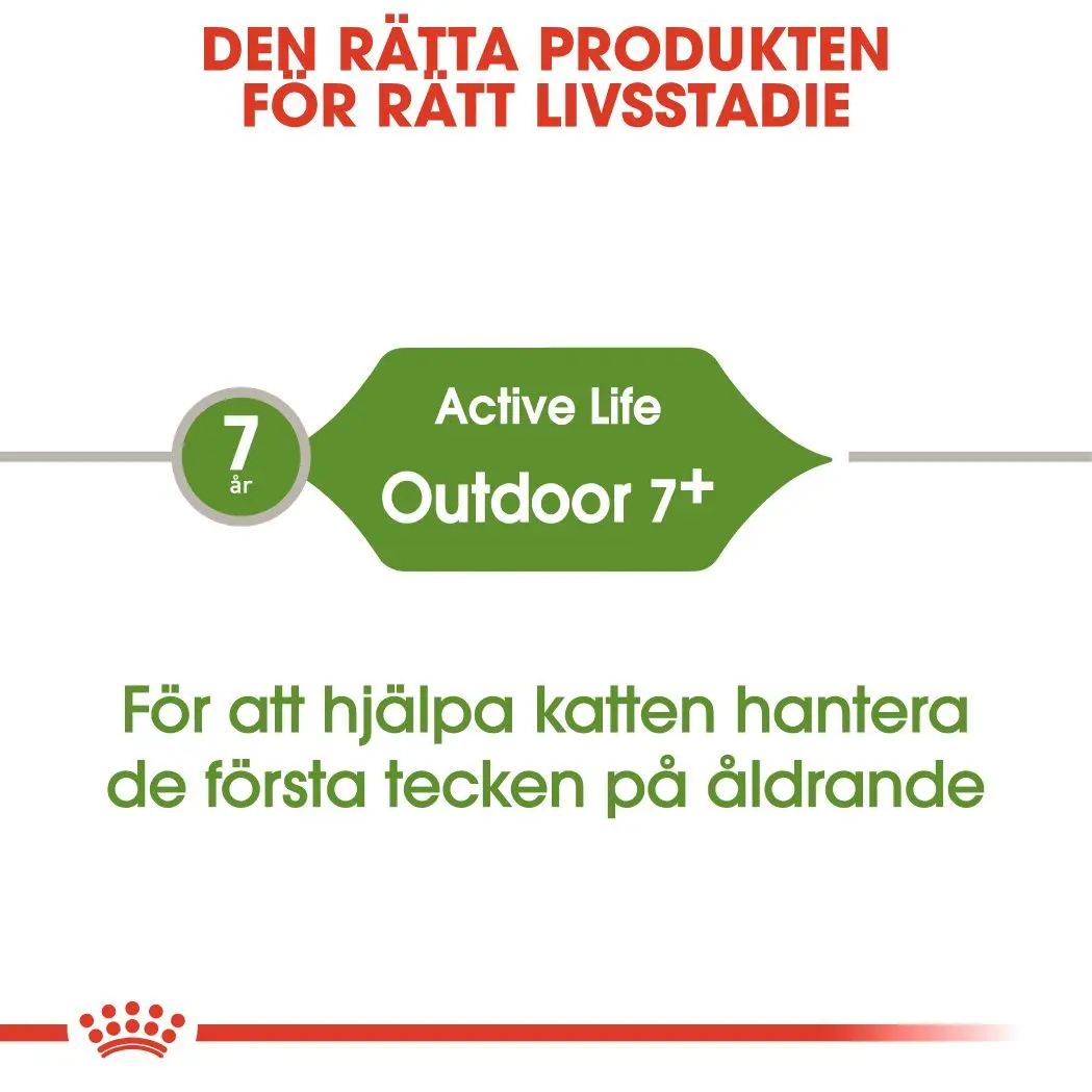 Outdoor 7+ Ageing Torrfoder för katt