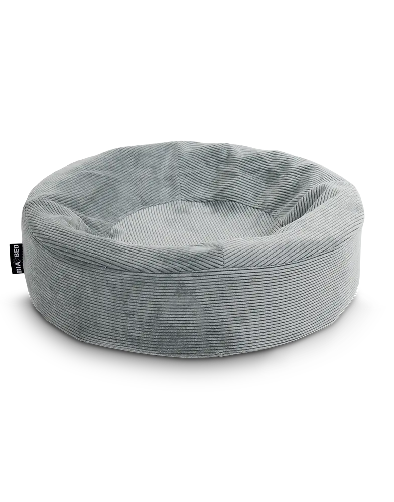 Biabed päällinen Pyöreä Rib Harmaa nro 0 - Ø 50 x 50 cm