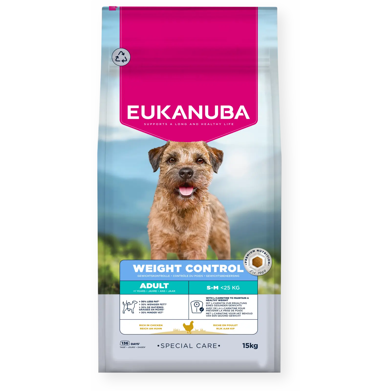 Dog Adult Weight Control Small/Medium 15 kg