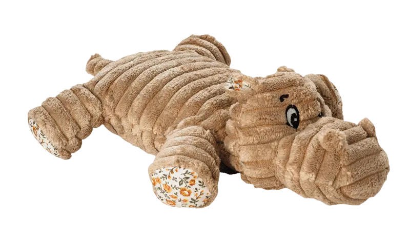 Dog Toy Huggly Amazonas Hippo Tan 24cm