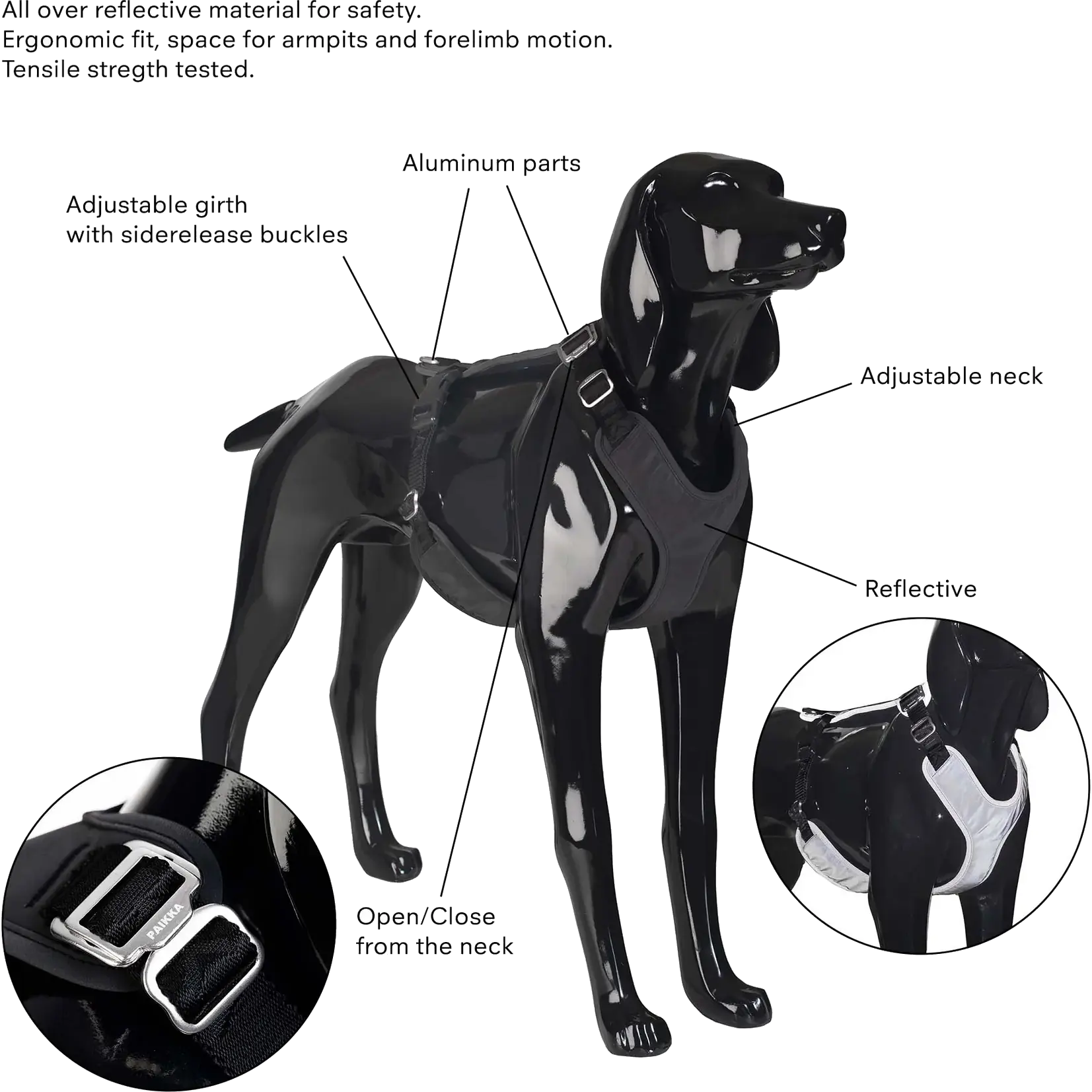 Visibility Harness Pink