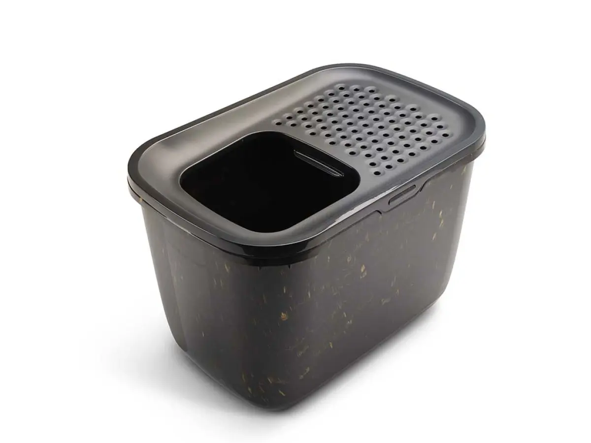 Kissan laatikko Hop in katolla Marble Black Gold