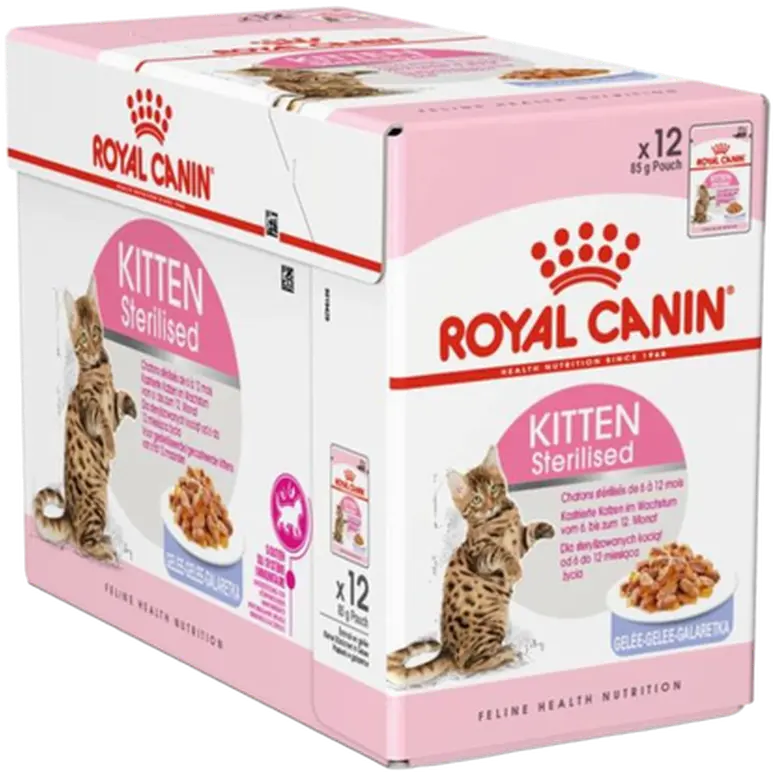 Kitten Sterilised Hyytelö Märkäruoka Kissanpennulle