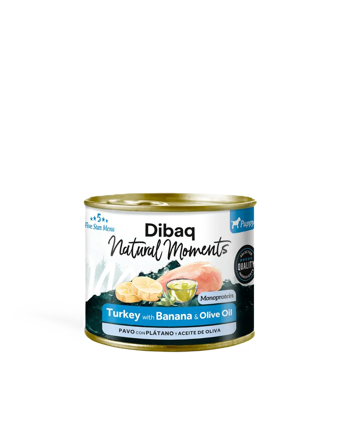 Natural Moments Dog Puppy Turkey With Banana 190gr
