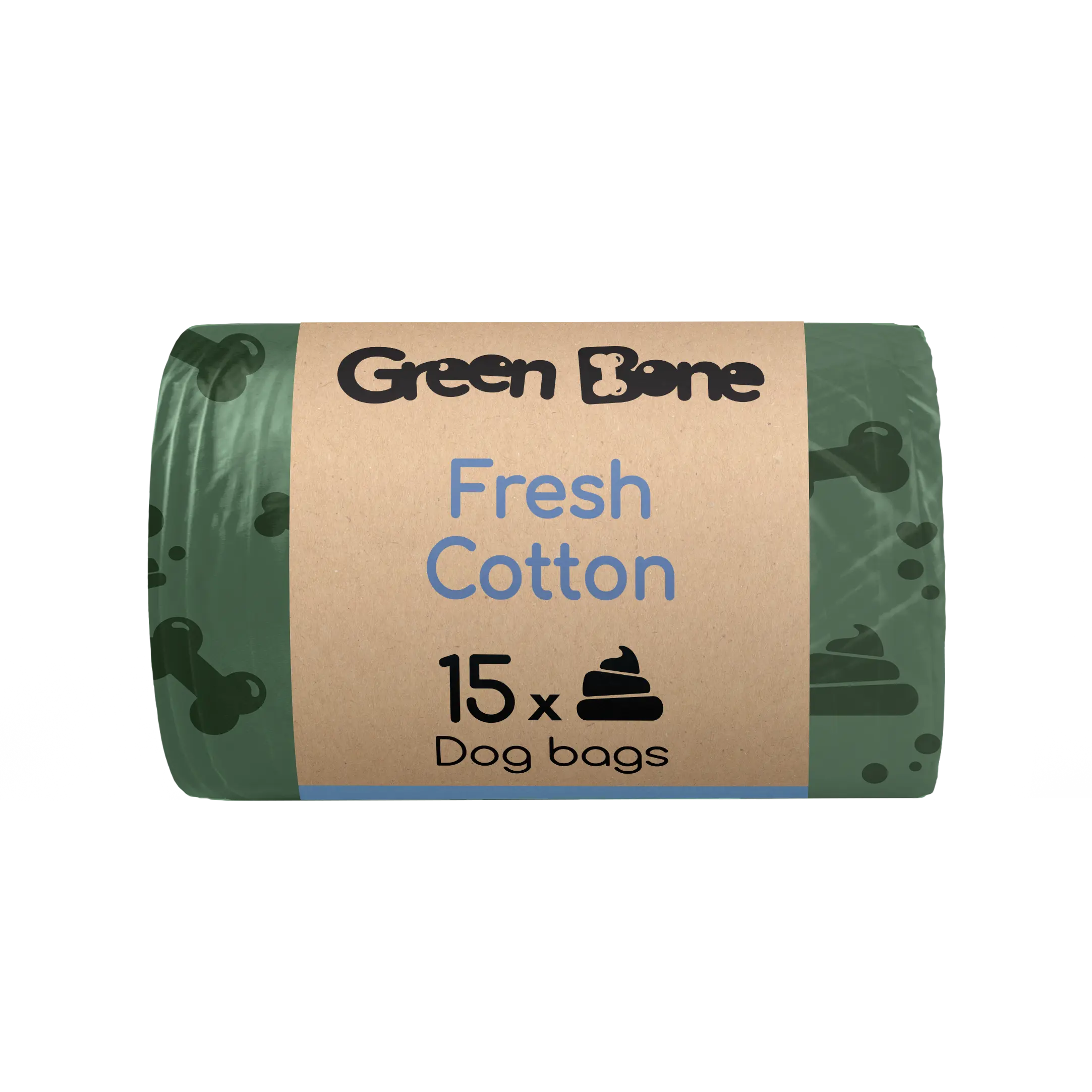 Refill Fresh Cotton biodegradable dog bags 15 pussia