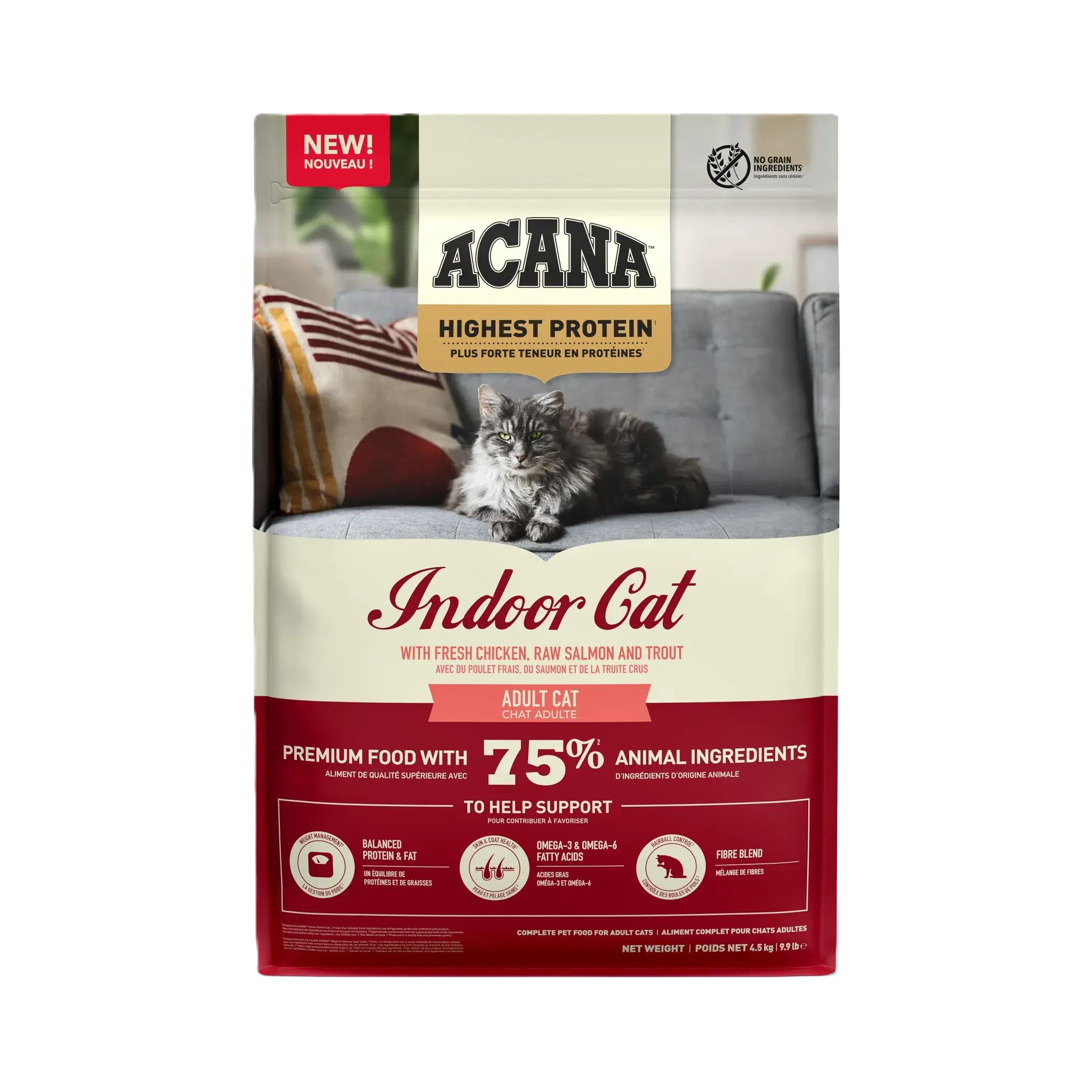 Cat Highest Protein Indoor 1,8kg