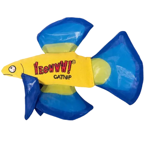 Catnip Mo Betta Fish Blue 16,5  x  12,7  x  2,5 cm