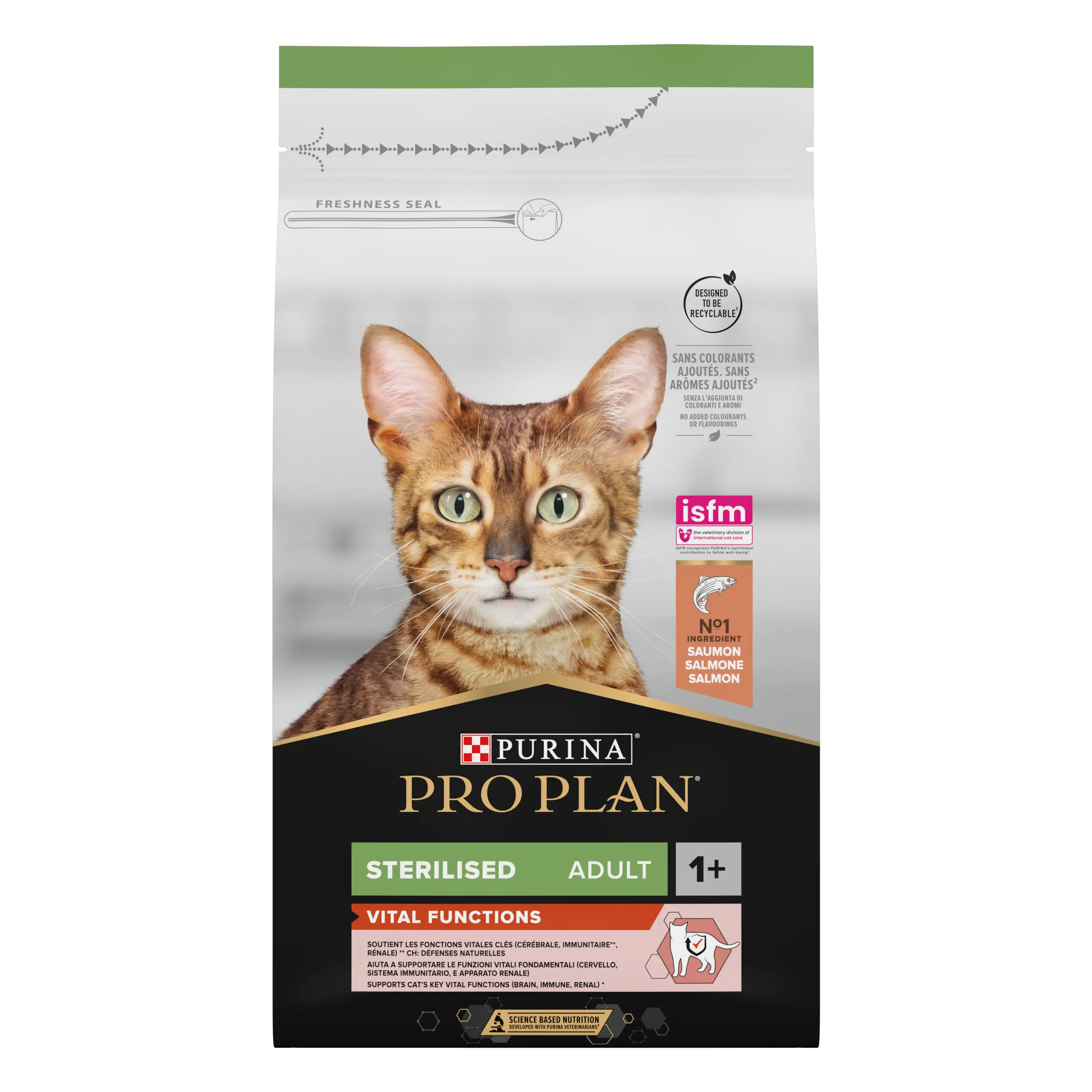 Kissa Aikuinen Steriloitu Vital Function Salmon 1,5 kg