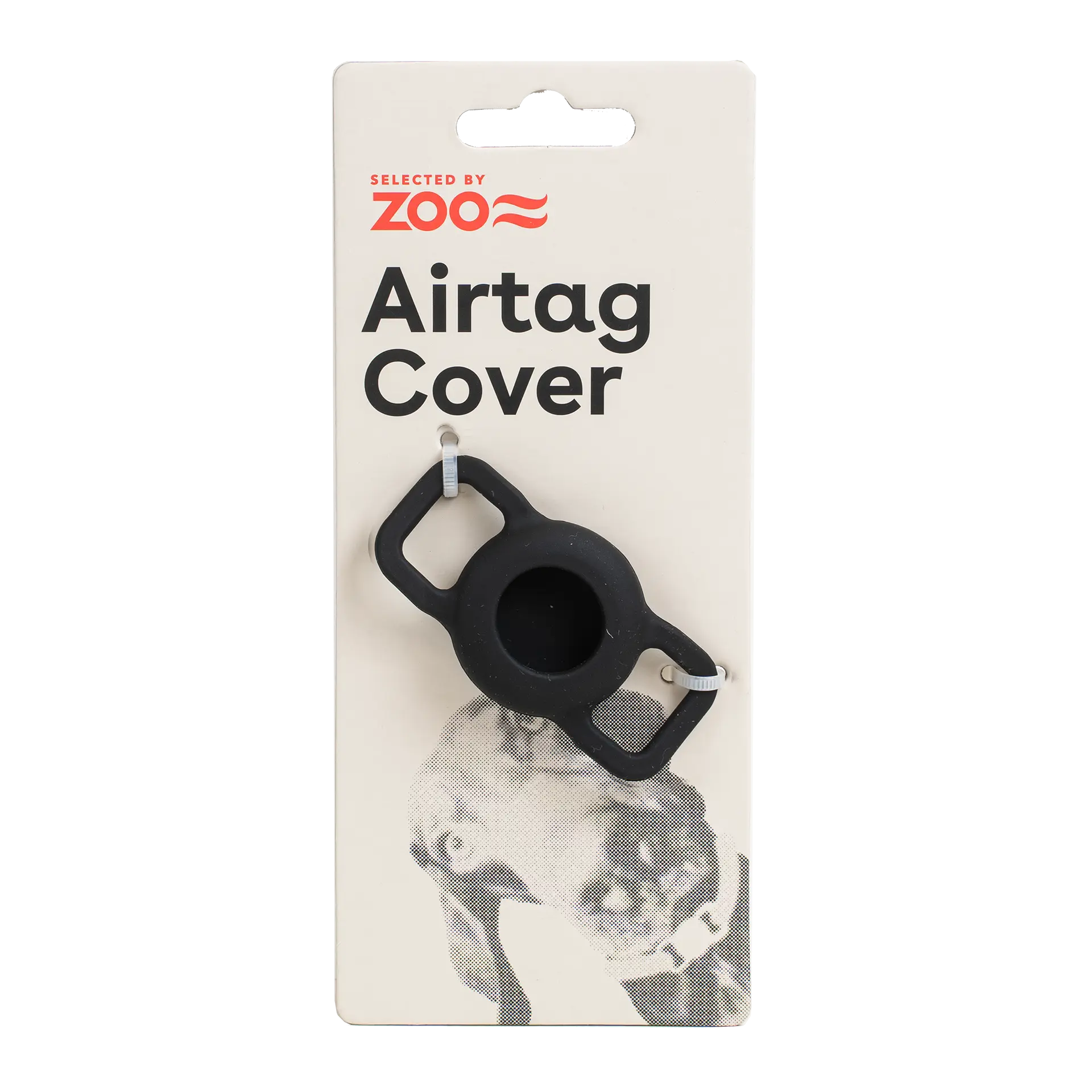 Airtag-kuori, 15mm, musta