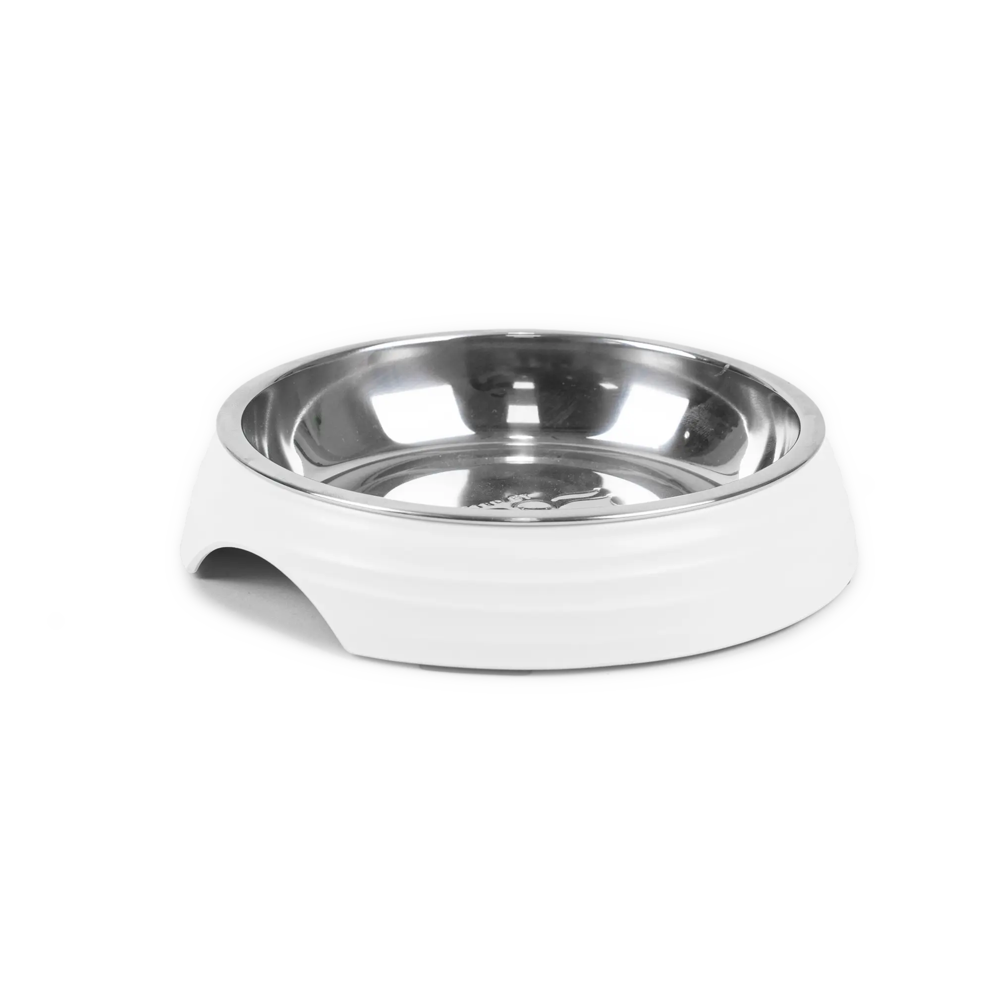 Kissanruokakuppi Ripple White S/M, 200ml, 14x14x3cm