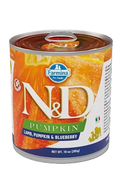 N&D Pumpkin Lamb & Blueberry Våtfôr Til Hund 285 g