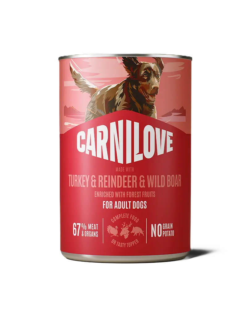 Dog Can Paté Kalkun, reinsdyr og villsvin 400 g