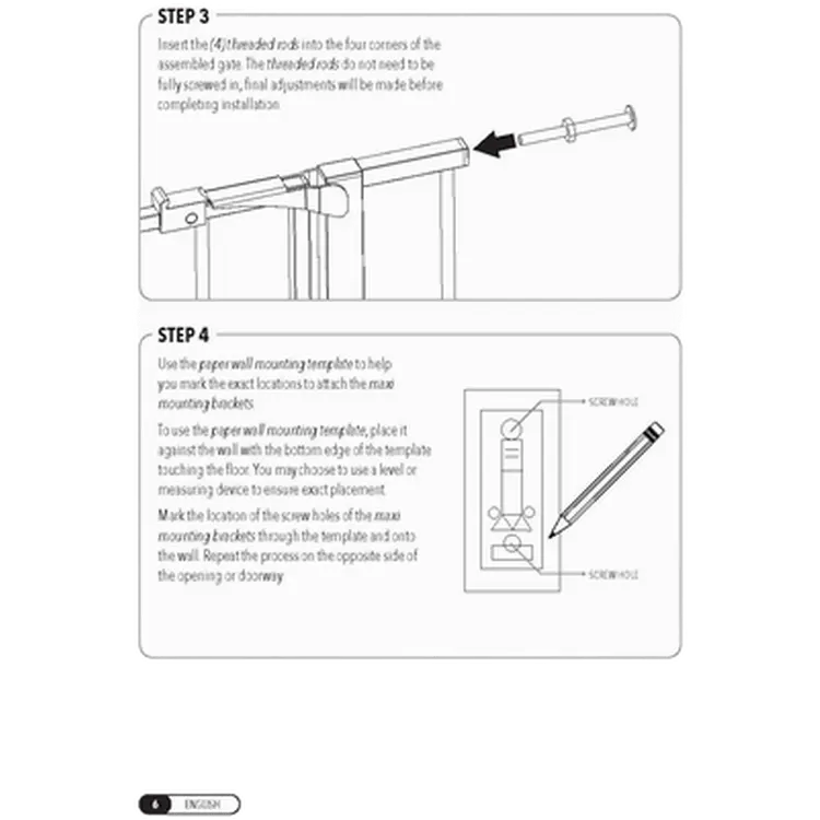 Pet Gate Maxi Walk-Through With Small Pet Door