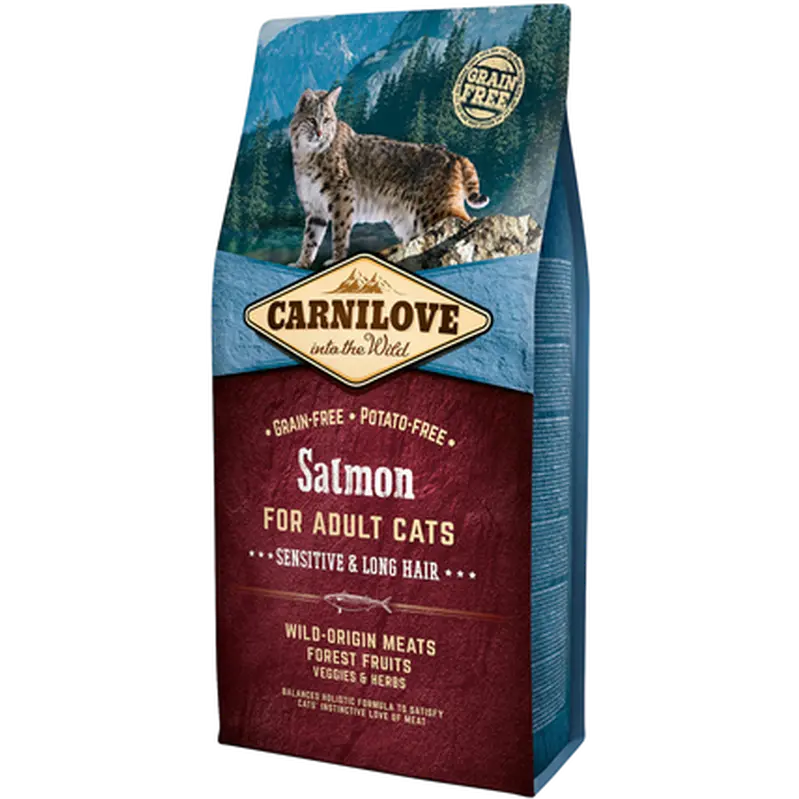 Cat Salmon Sensitive & Long Hair