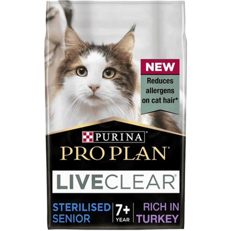 Cat Liveclear Sterilised Senior 7+ Turkey 1,4 kg