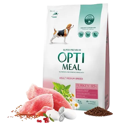 Optimeal Adult & Senior Medium Digestive Care Turkey 4 kg