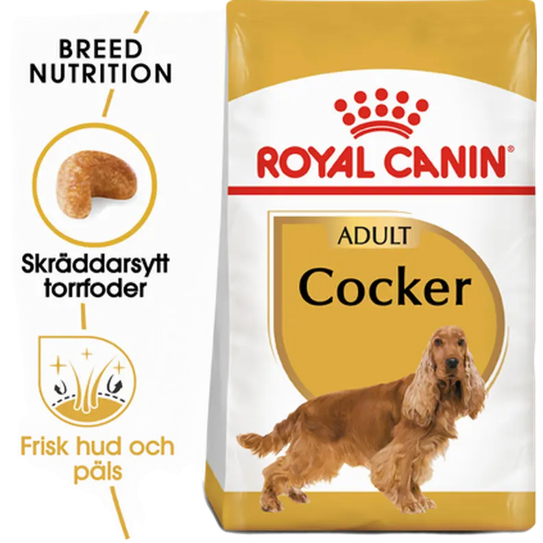 Cocker Spaniel Adult Dry food koirille