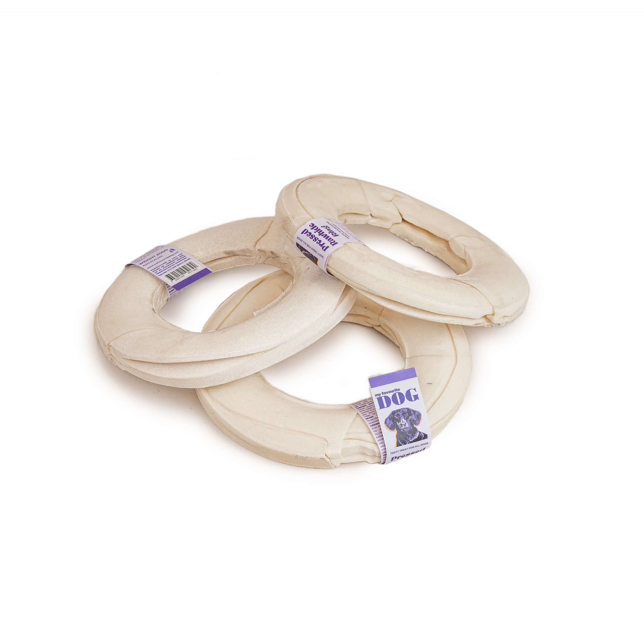 Puristettu Rawhide rengas 15 cm