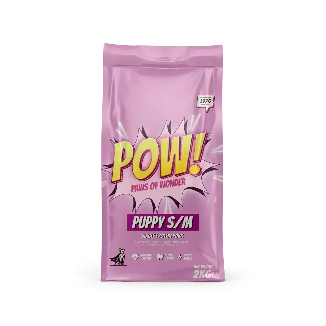 Hund Valp Liten/Medium Svinekjøtt 2 kg