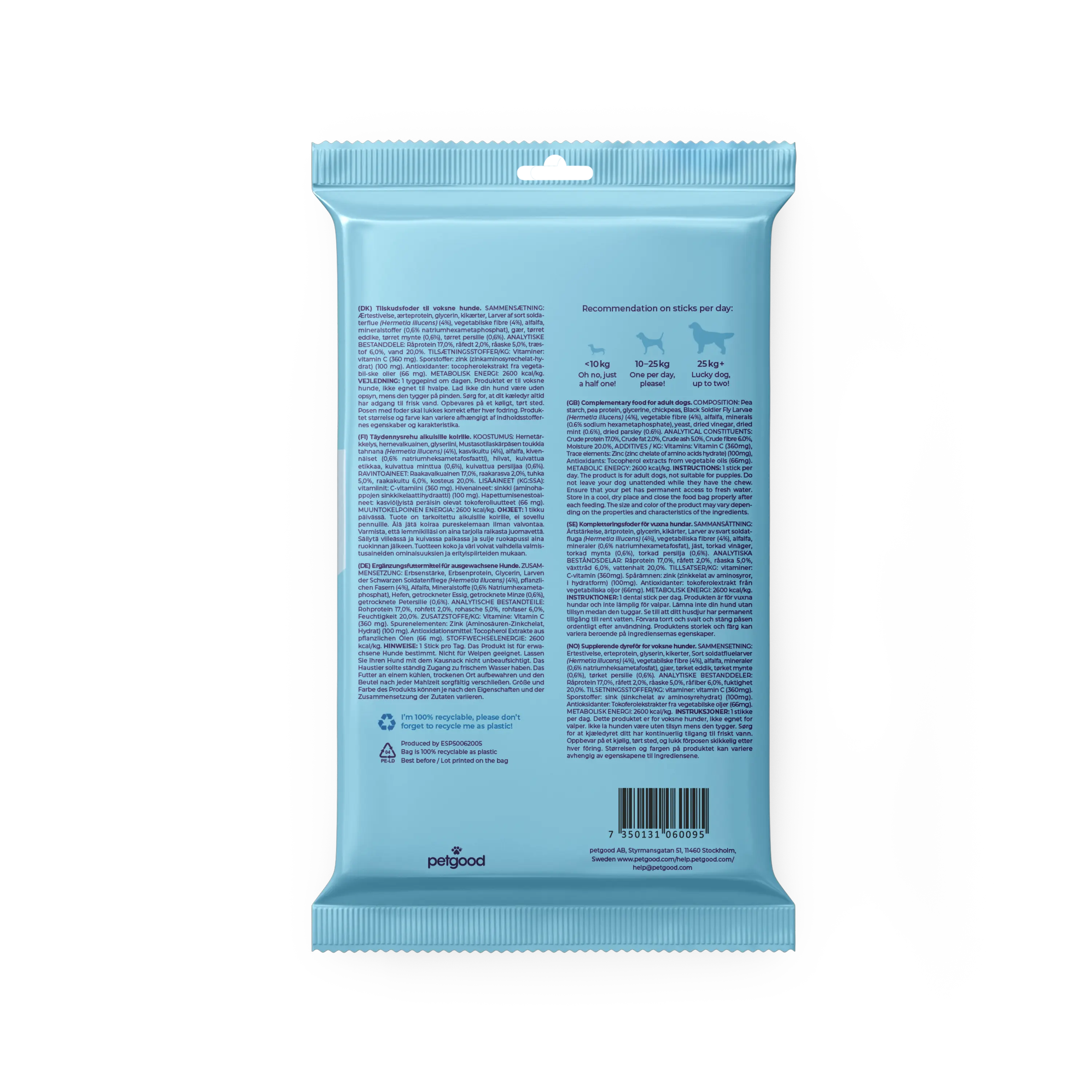 Petgood Insektsbaserade Dental Sticks