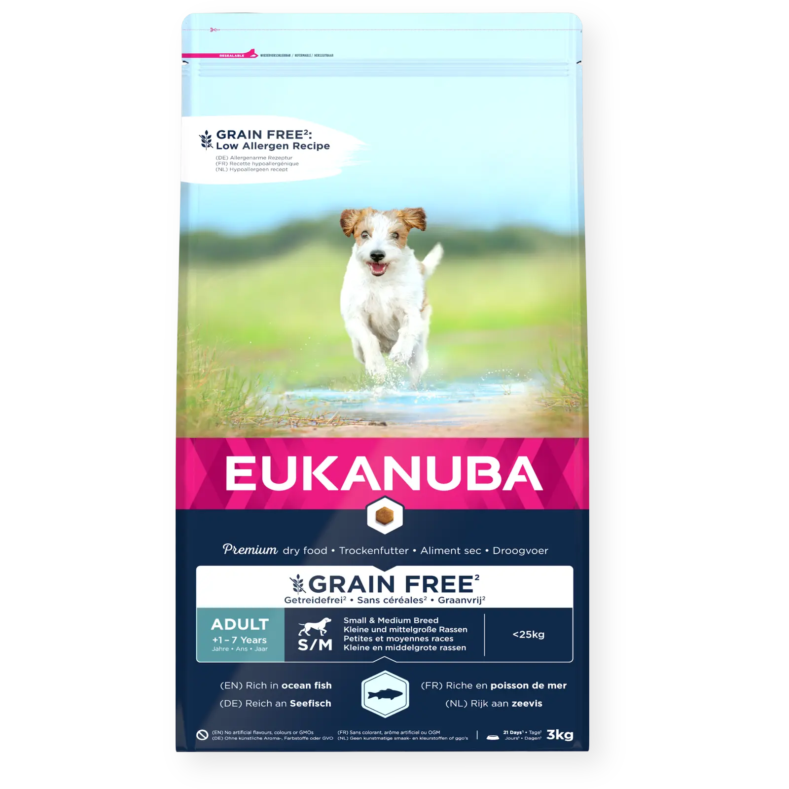 Dog Grain Free Adult Small/ medium Ocean Fish