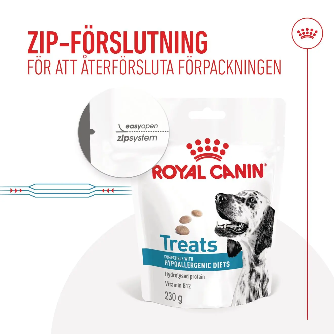Royal Canin Veterinary Hypoallergenic Treats – godbidder til allergiske hunde