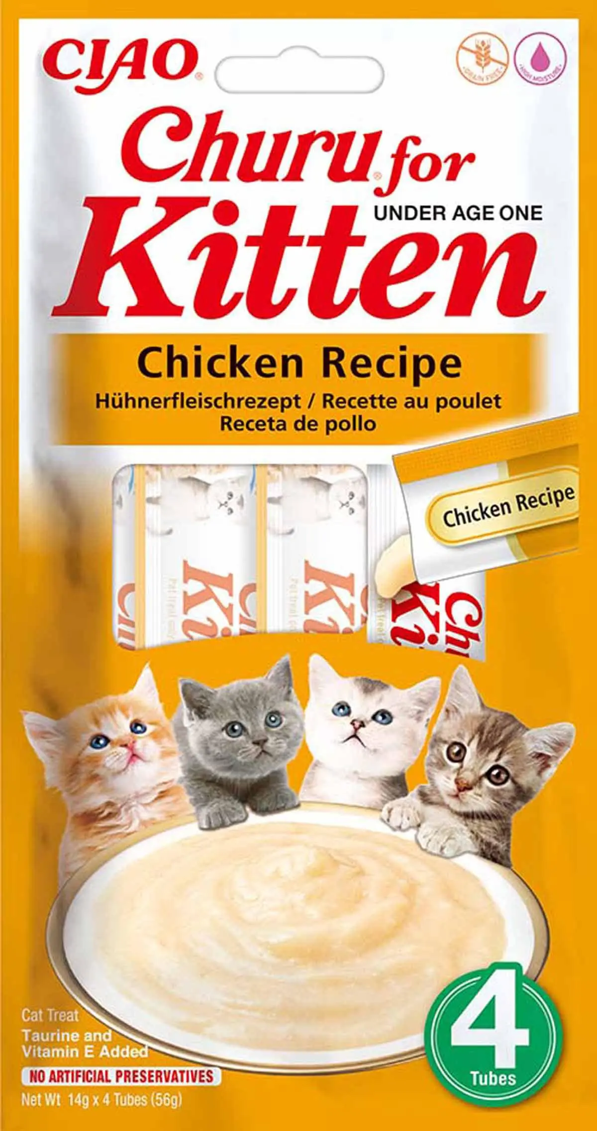 Kattegodbiter Kattunge Kylling 4 stk