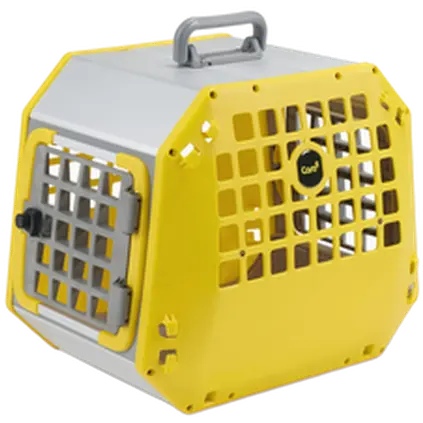 Koiranhäkki Care² Medium (M) 370x410x480 mm Yellow