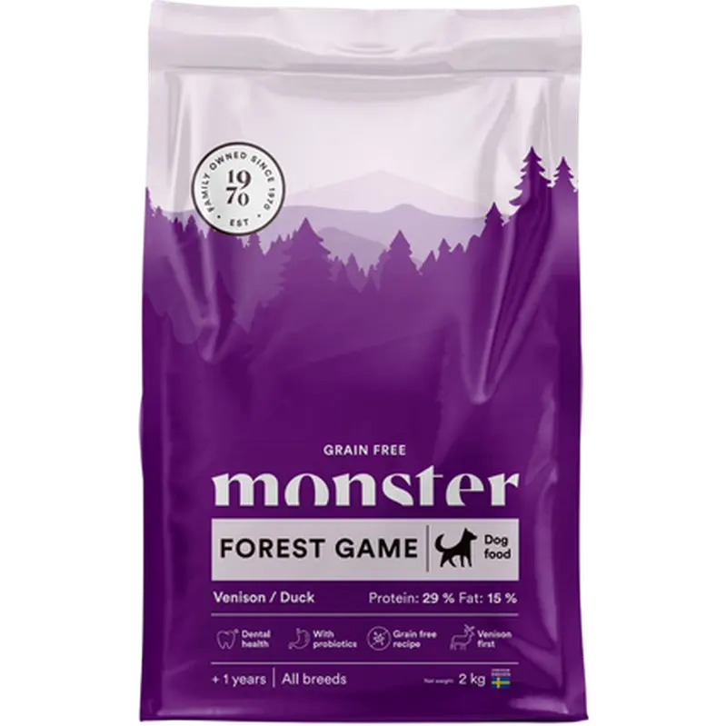 Dog Grain Free All Breed Venison/Duck Purple 12 kg